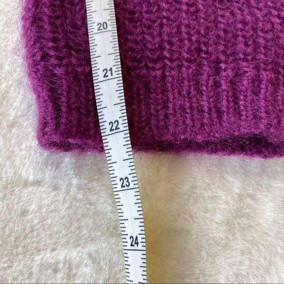 Andrea Jovine Purple Crew Neck Oversized Sweater Size Large - Picture 7 of 7